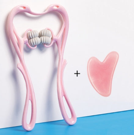 6-Roller Manual Neck Massager - Deep Tissue Relief for Neck & Shoulders