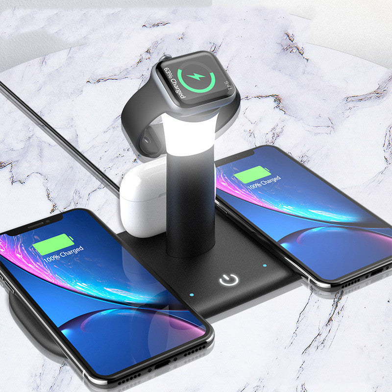 Alfa Charge™ Elite - 5-in-1 Wireless Charging Station & Night Lamp