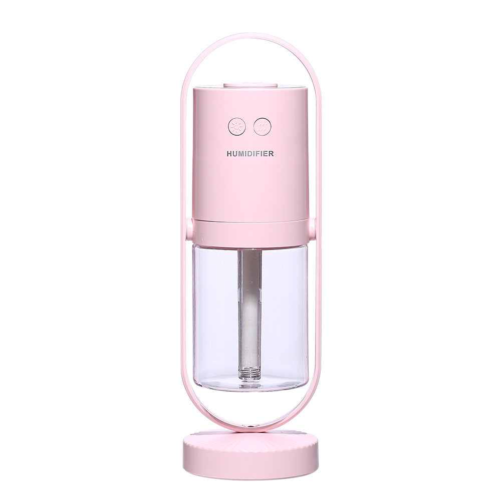 Magic Shadow USB Air Humidifier - 360° Rotating Projection Lamp & Mist Maker